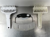 PIZZA DOUGH DOCKER(2) & CRINKLE CUTTER(1)