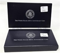 2 White House Dollar Proofs