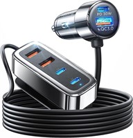 NEW $30 90W USB C Car Charger, 6 Port