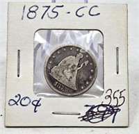 1875-CC Twenty Cent G