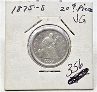 1875-S Twenty Cent VG