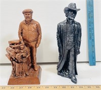 Autographed Richard & Maurice Petty Statues