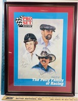 Autographed Petty Family Print 22”x29”