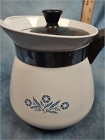 Corning Ware 2qt Tea Pot, Blue Cornflower