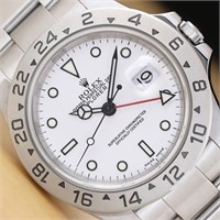 Rolex Men Explorer II GMT Date Polar Watch