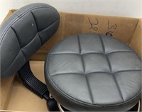Black chair-  seat 14in