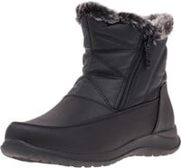 totes Women's Dalia Snow Boots 8.5 Wide Black