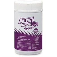 Alpet D2 Sanitizing Wipes, 160ct total