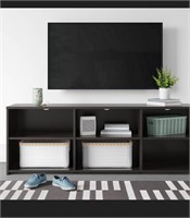 Storage TV Stand for TVs up to 70 Black - Room Ess