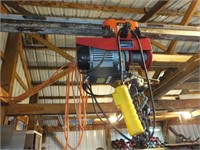 JET INDUSTRIAL HOIST WITH RAIL SYSTEM ***
