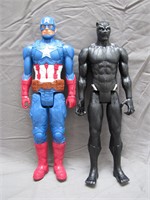 Capt. America & Black Panther Action Figures