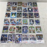 Baseball cards Rookies inserts auto’s 4 sheets