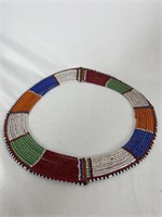 Vintage Traditional Maasai Beaded Necklace
