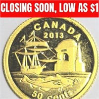 1.27G ,50Cents 2013 Canada Coin