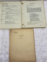 1960’s play scripts
