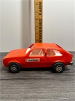 Vtg. Processed Plastic Chevette Rally Car Toy