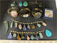 Semiprecious stone jewelry