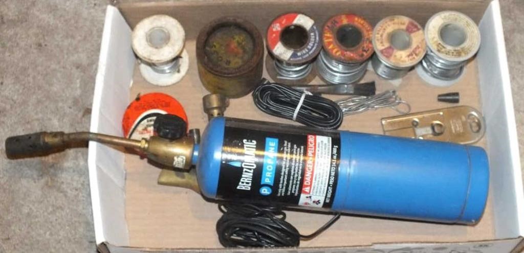 PROPANE TORCH AND SOLDER