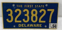 1994 Delaware 323827 Plates