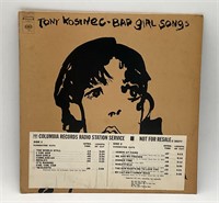 Tony Kosinec "Bad Girl Songs" Folk Rock LP Record