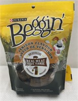 2x155g Beggin real meat venision dog treat -