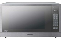Panasonic, Microwave Oven, Stainless Steel Counter