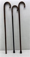 Vintage wooden canes
