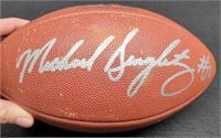 Michael Singletary Autographed Football
