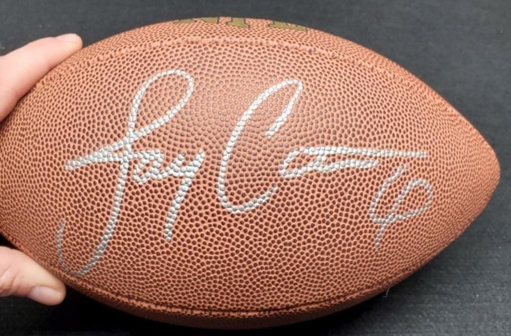 Jay Cutler Autographed Football