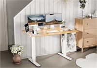 Bamboo Electric Standing Desk