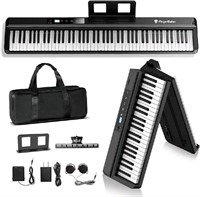 FingerBallet 88 Key Digital Piano Full Size, Semi-