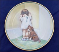 “In Disgrace” Plate by Bessie Pease Gutmann