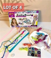 Lot of 4, Girls creative style Braiding Bracelet M