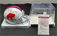 OJ Simpson Autographed Mini Helmet