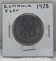 Romania 1978 5 LEI coin
