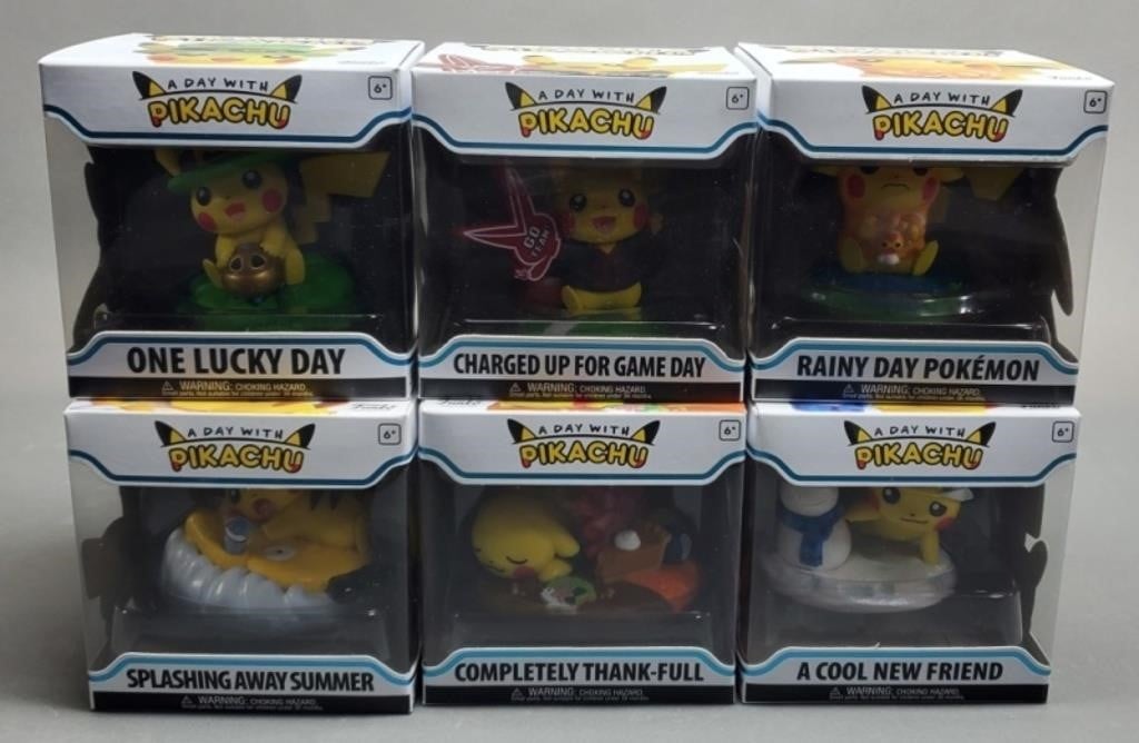 Funko Pop "A Day With Pikachu" Figures