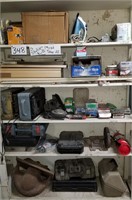 5 Shelves Full-Tool Cases are Empty