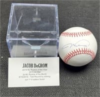 Jacob DeGrom Autographed  Baseball