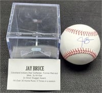 Jay Bruce Autographed Baseball