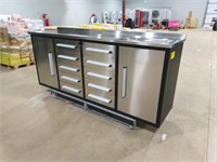Steelman 7' 10-Drawer Garage Cabinet Workbench