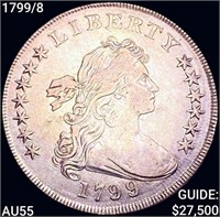 1799/8 Draped Bust Dollar HIGH GRADE