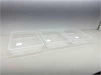 3pk Plastic Trays