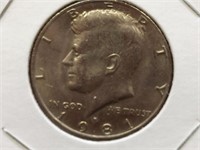 1981 Kennedy half dollar