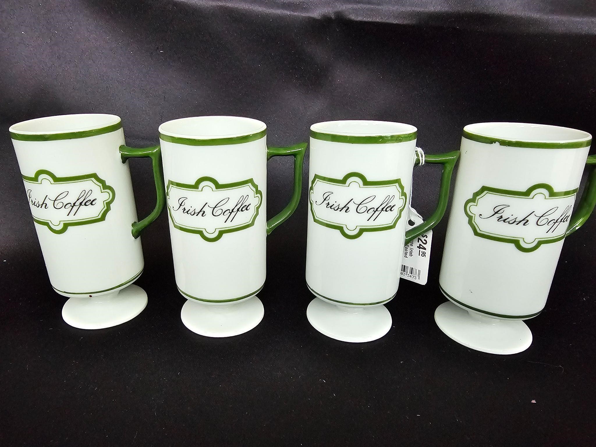 Vintage Irish Coffee Mini Mugs - Resale $25
