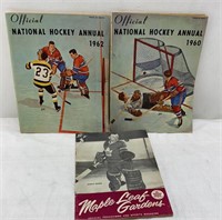 1960’s NHL Annual - 3 editions