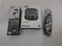 3 JVC Earbuds - Work