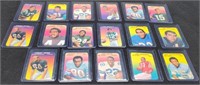 1970 Topps Super Glossy Football Cads