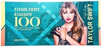 TAYLOR SWIFT Golden Collectible Banknote 100 .999