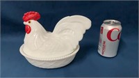 Westmoreland Glass Chicken Covered Dish