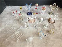 BLOWN GLASS ASSORTED FIGURINES